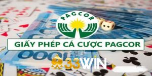 Giấy phép 33win thuộc sở hữu của PAGCOR